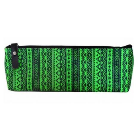 Piórnik saszetka Incood Aztecki zielony